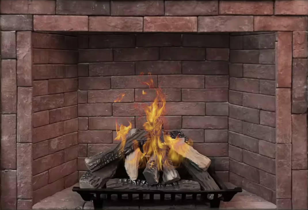 Deko Keramik-Holz-Set Für Gelkamine - Naturgetreue Holzscheite & Tannenzapfen