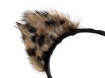 Leoparden Haarreif Mit Ohren - Katzenkostüm Zubehör Für Karneval & Halloween