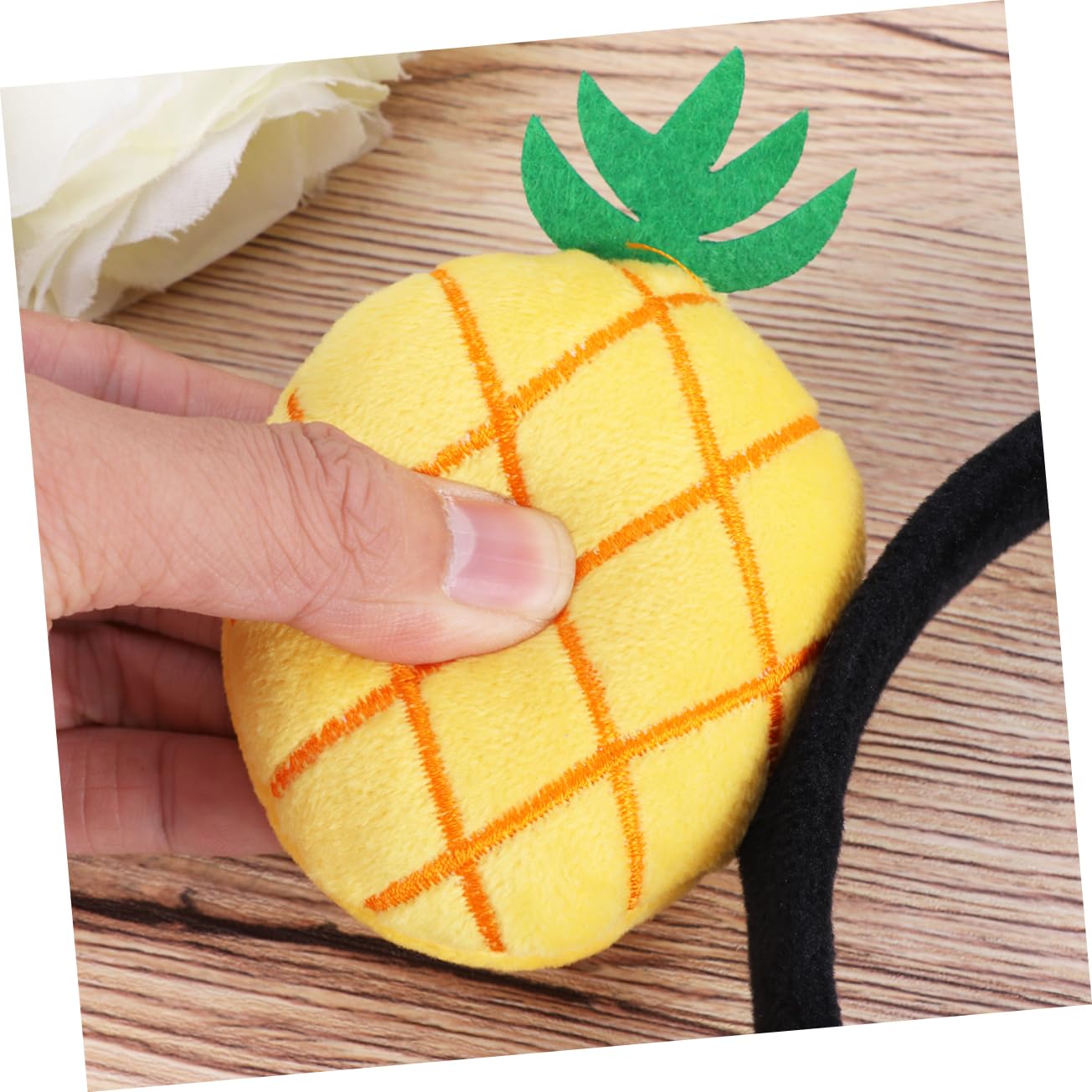 Haarreif Mit Plüsch-Frucht - Lustiger Kopfschmuck Für Karneval & Mottopartys