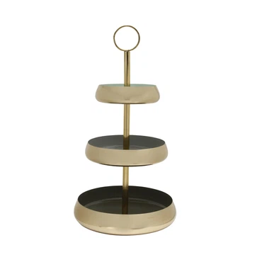 Etagere Art Deco 2025 Grün Mix / Gold
