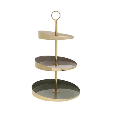 Etagere Art Deco 2125 Khaki Mix / Gold