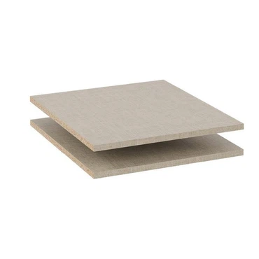Einlegeboden Zubehör für -Schwebetürenschränke  2er-Set Breite 43 cm, Tiefe 48 cm