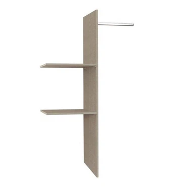 Inneneinteilung Zubehör für -Schränke  mit 2 Einlegeböden und 1 Kleiderstange, Breite 88 cm, Tiefe 45 cm