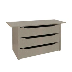 Schubladeneinsatz Zubehör für -Schränke  mit 3 Schubladen und Metallauszügen, Breite 111 cm, Tiefe 45 cm