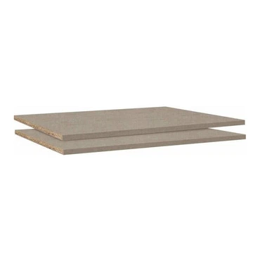 Einlegeboden Zubehör für -Drehtürenschränke   2er-Set Breite 66 cm, Tiefe 45 cm