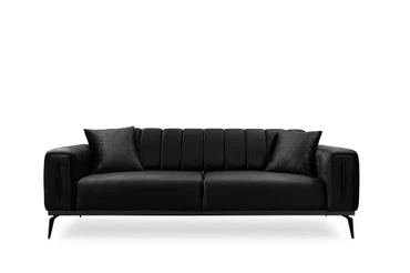 Couch 3-Sitzer IRON in verschiede Farben & Fußfarben