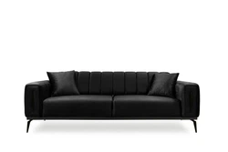 Couch 3-Sitzer IRON in verschiede Farben & Fußfarben