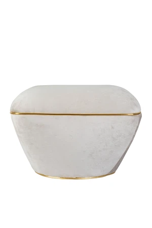 Hocker Contessa 125 Taupe / Gold
