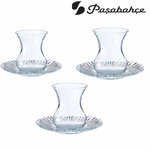 Pasabahce AURORA Teegläser Tee Glas Gläser - TYA Collection