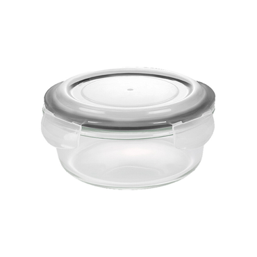 Michelino Aufbewahrungsglas Rund mit Silikondeckel 950 ml