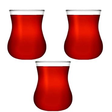 Semaver Teegläser Tee Gläser Tassen Pasabahce 3 Stück 285ml 