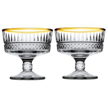 Elysia Golden 2er Servierschale Vorspeise Eisschale Eisbehälter