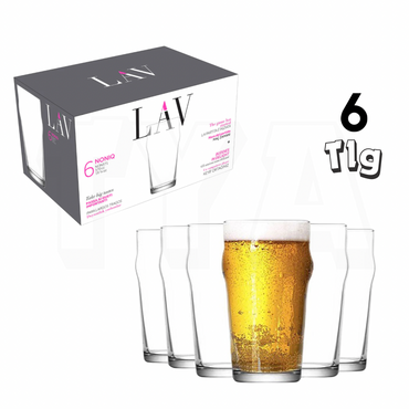 NONIQ Cocktailgläser 6er Groß Trinkglas Cocktail Highball Wasser Glässerset