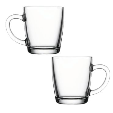 Pasabahce Basic mit Henkel 2er Set 55531