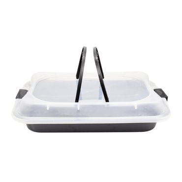 Michelino Auflaufform mit Transportdeckel XL