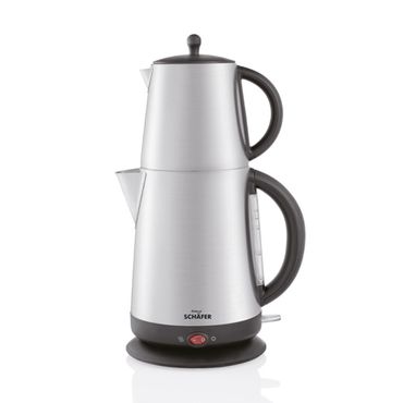 Schäfer Teekocher Edelstahl 1,7L 2200W Silber-74173