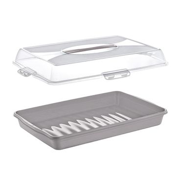 Michelino Kuchentransportbox Tortenbehälter rechteckig ⌀34cm