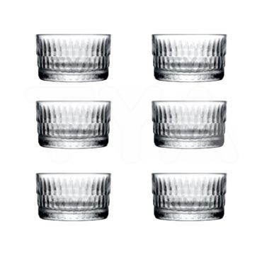 Pasabahce Rain Dessertschale 6er-Set aus Glas 185ml