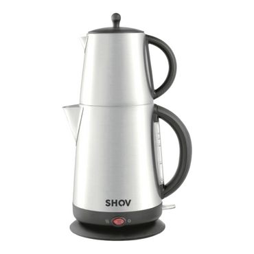 SHOV Teekocher Edelstahl 1,7L 2200W Silber