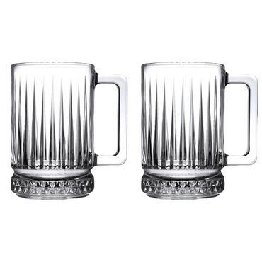 Pasabahce Elysia Mug mit Henkel 315ml 2er 55442