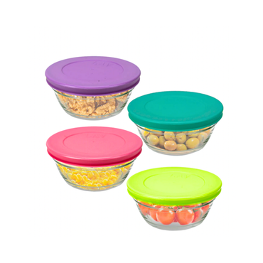 Meister 1er Schalen  Glasschüssel mit Deckel W311