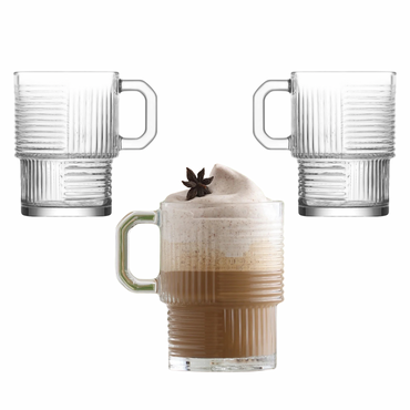 LAV Trinkgläser 3er Mug HLN427 270cc