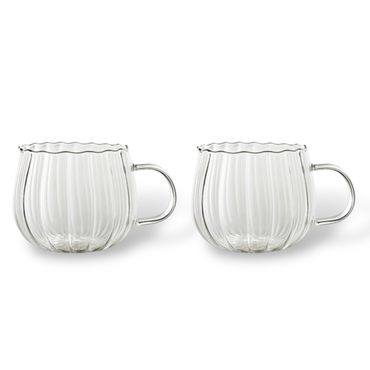 Schäfer Borosilikat Trinkglas mit Griff 370ml 