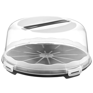 MICHELINO Tortenbehälter 30 cm rund mit Tragegriff Nora