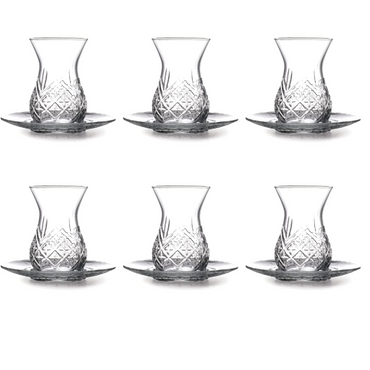 Timeless Teegläser Set Oval 12tlg 155cc