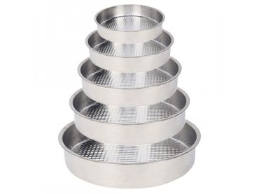 Rundblech Cig Köfte Tepsi Backform 5er