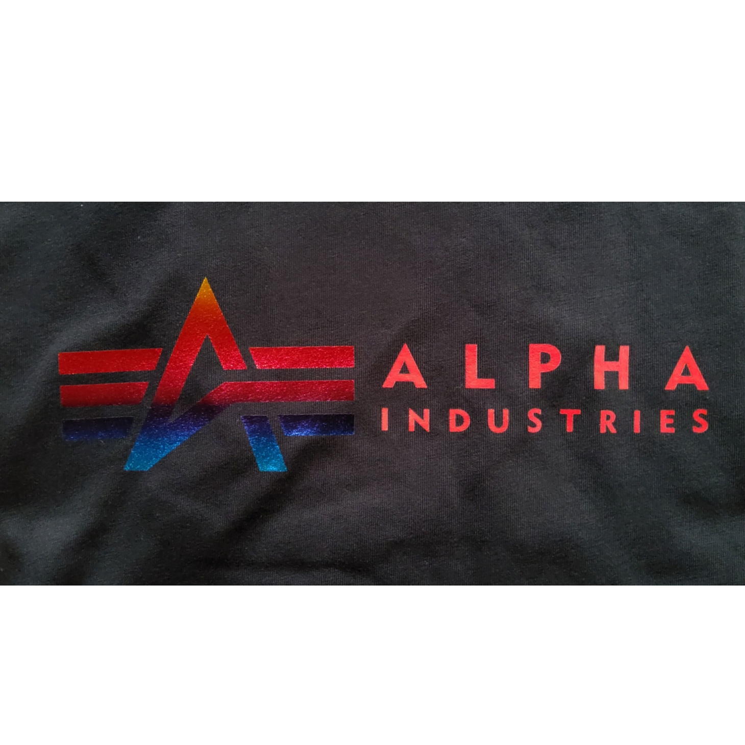 送料込★ALPHA INDUSTRIES★Tシャツ Label Foil 楽天市場】alpha industries（カラーレッド）（Tシャツ