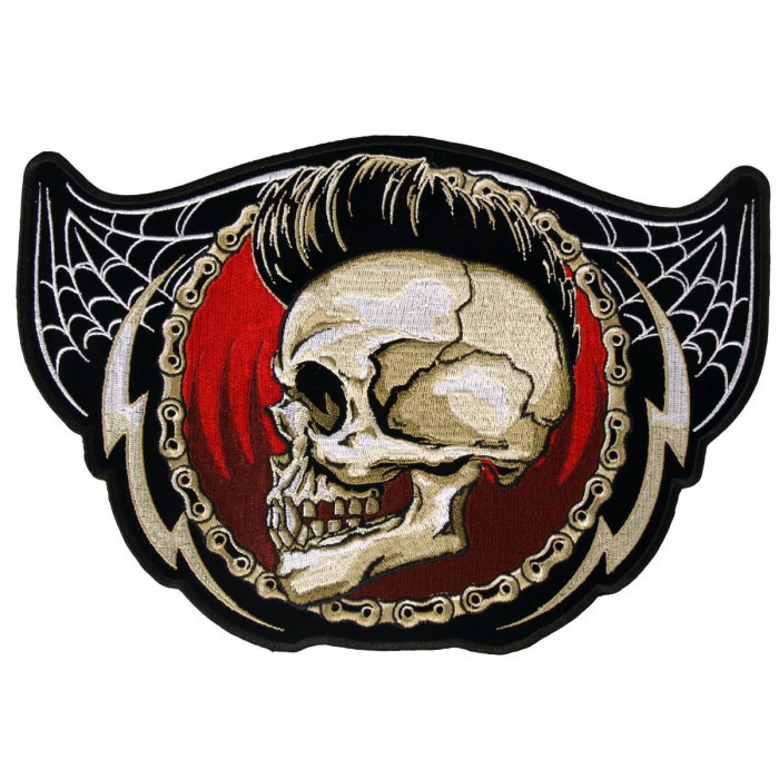 Punk Skull Patch 10\