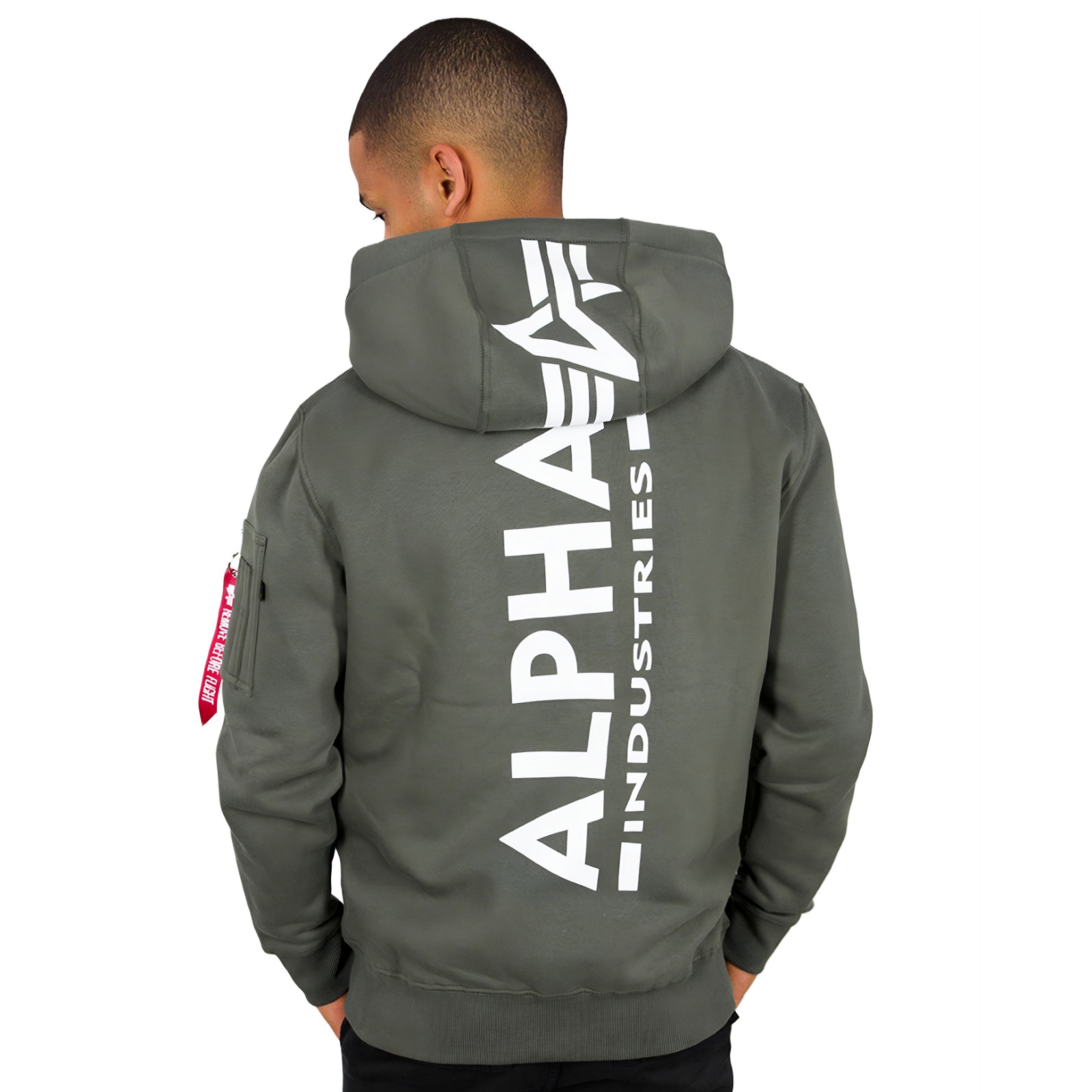 Hoodie Alpha Industries Roter Pulli Alpha Industries NASA Voyager