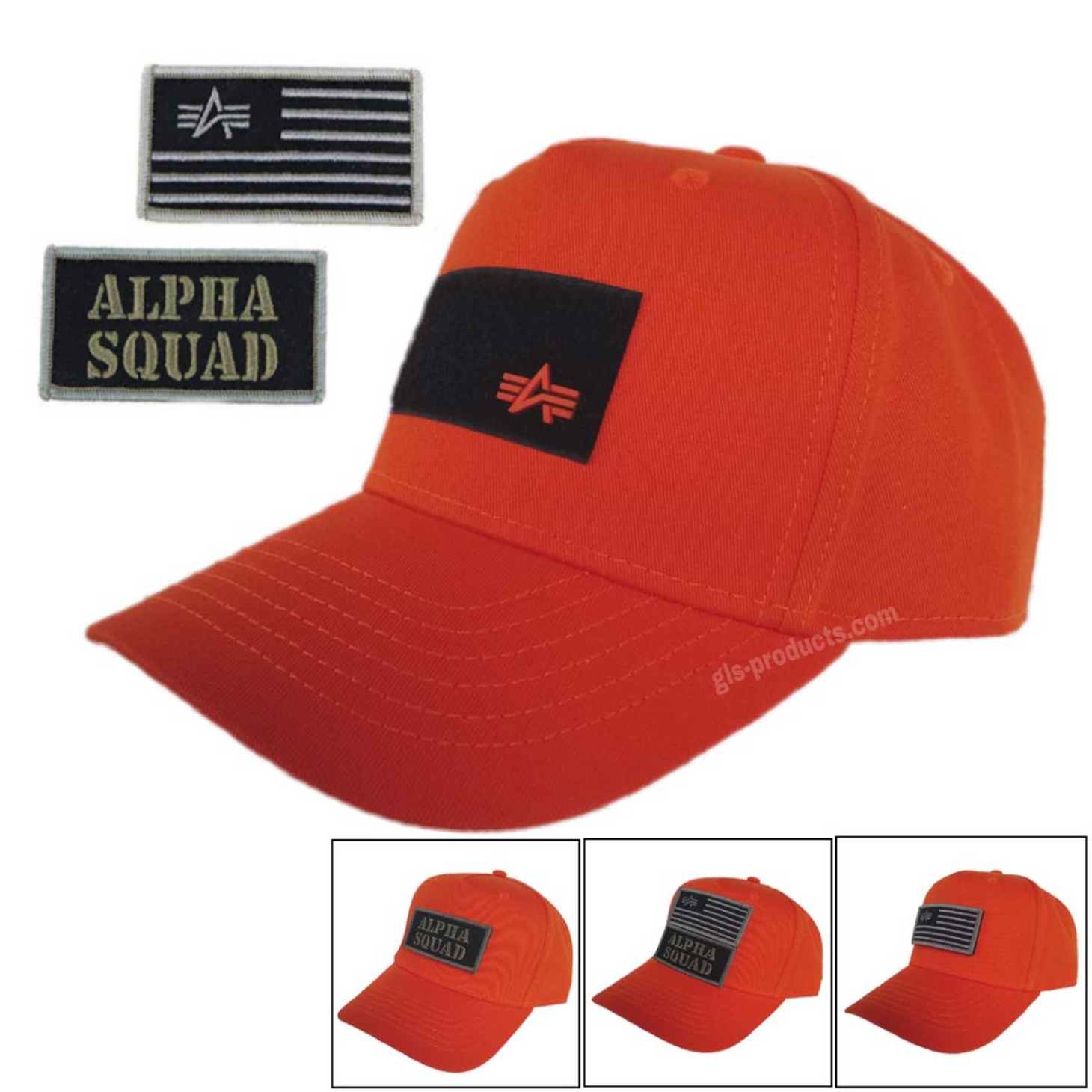 Alpha Industries VLC patch cap 196901 2 patches with velcro to change outfit new