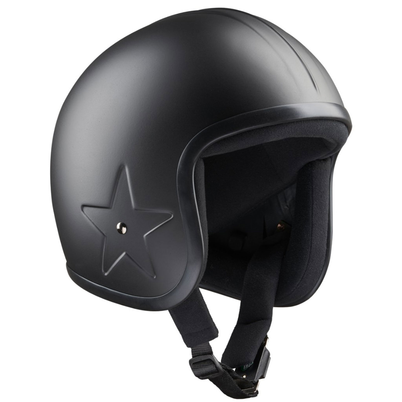     Bandit Helmets Open Face Helmet Sky 3 Fiberglas dull black