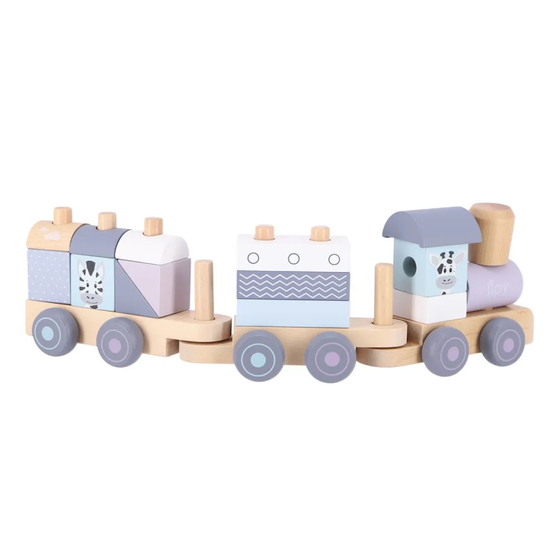Chicco Holzspielzeug Teddybär-Zug - Montessori Spielzeug Ab 2 Jahren Mit Figuren