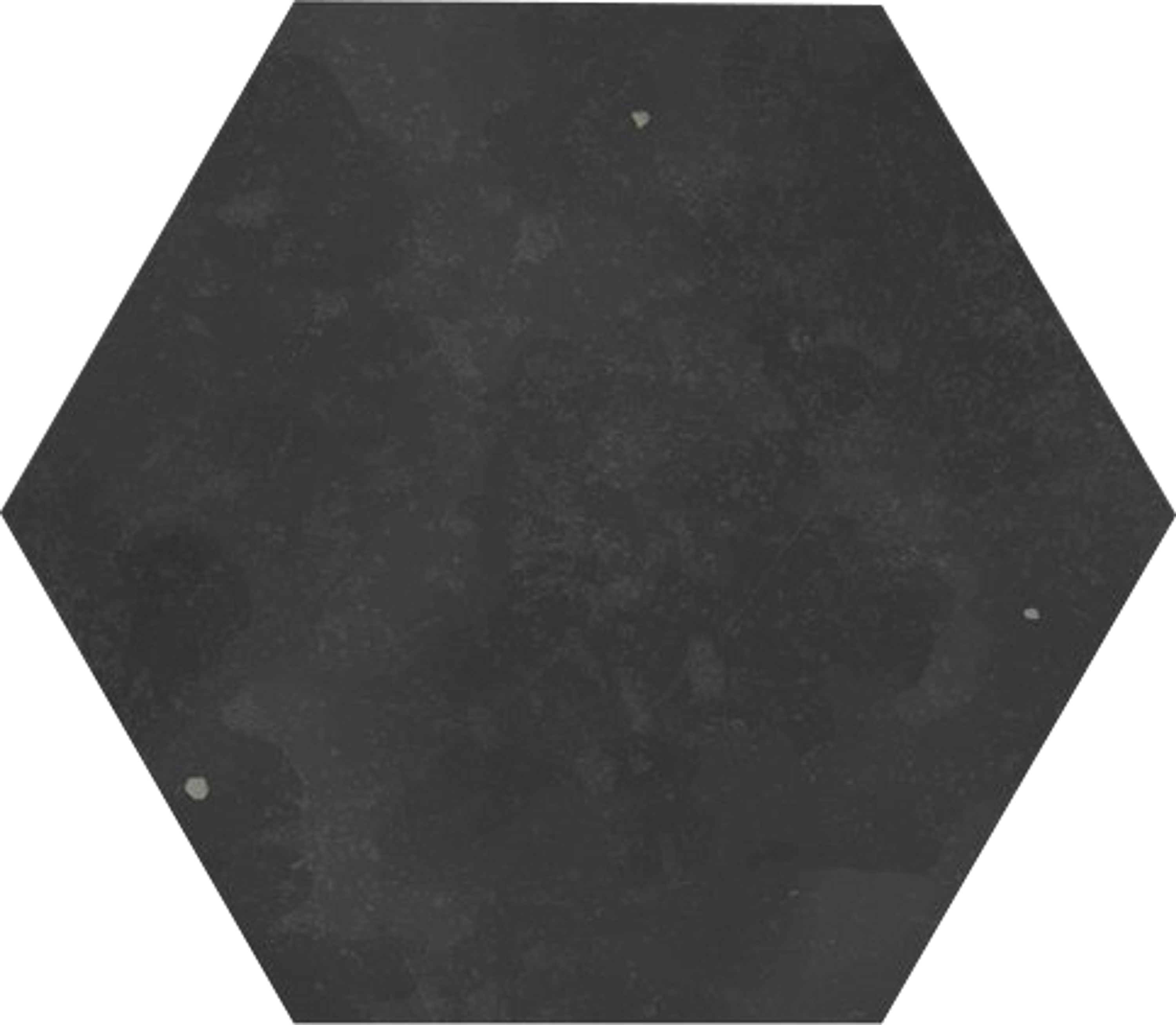 Bodenfliese Sechseck Schwarz Antik NOMADE BLACK 13,9X16 cm Kategorien