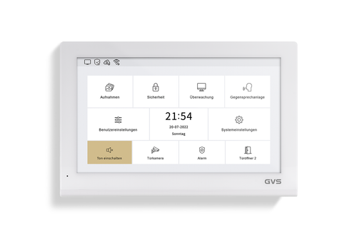 IP Video-Türsprechanlage 4-FH/4x 10" Touchscreen Komplett-Set AVS5417U