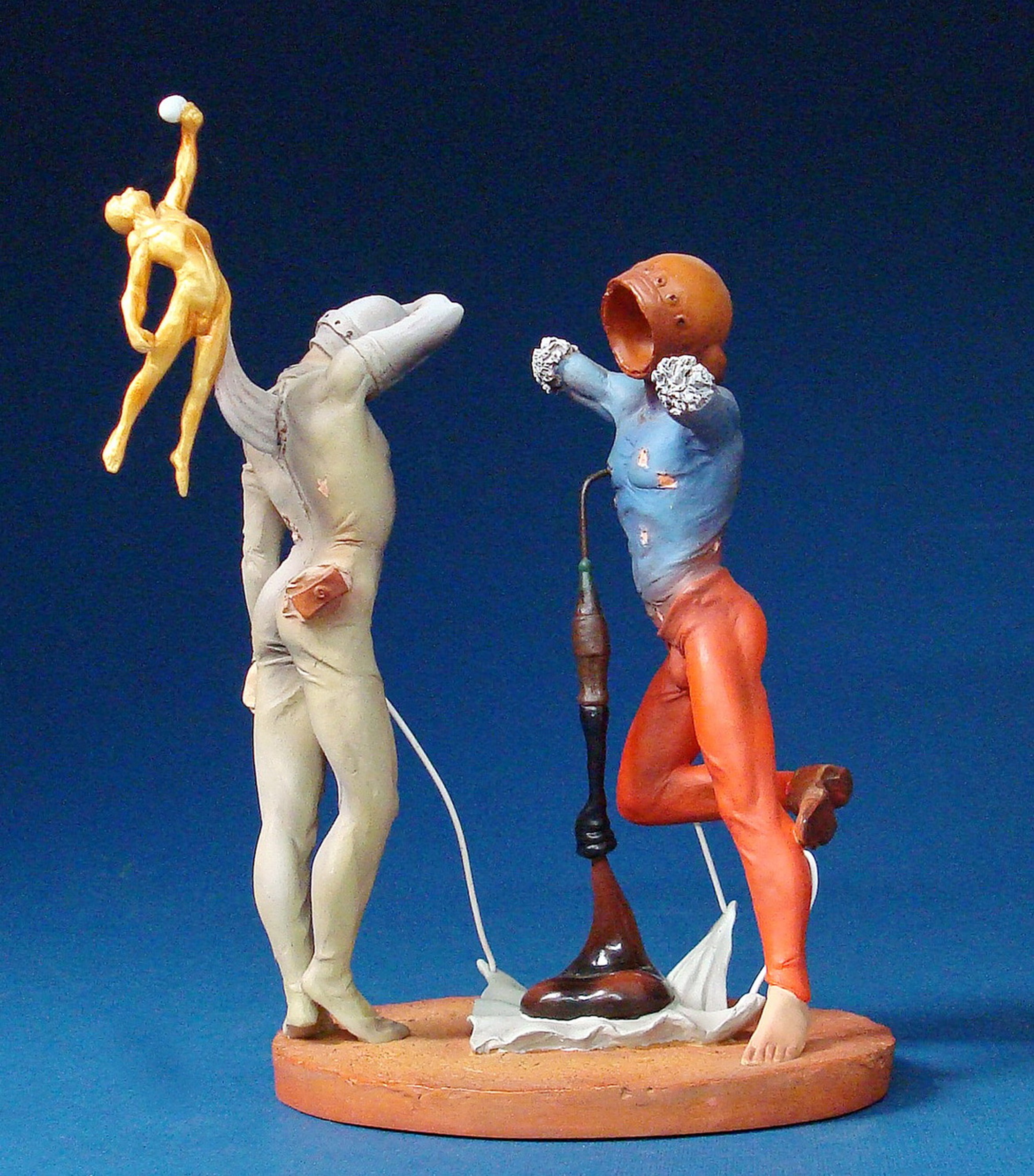 SALVADOR DALI Skulptur Poesie d/'Amerique Die kosmischen Athleten Parastone SD11