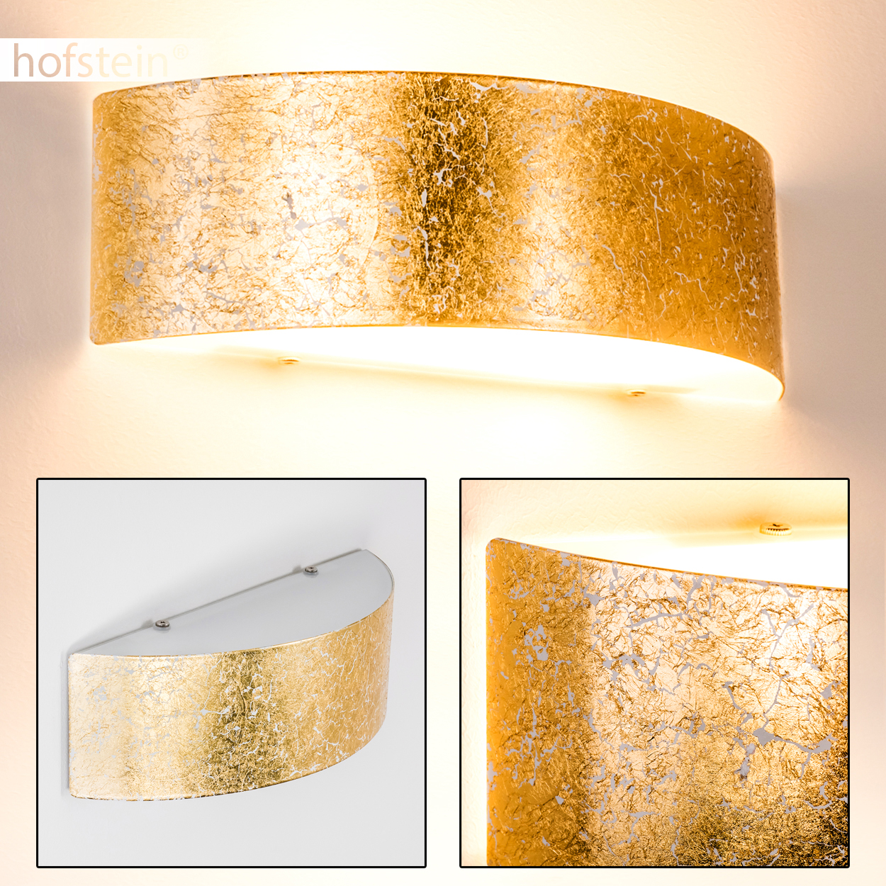 LED Wandleuchte Design Strahler Flur Wohn Schlaf Zimmer Lampe Spot Gold up/&down