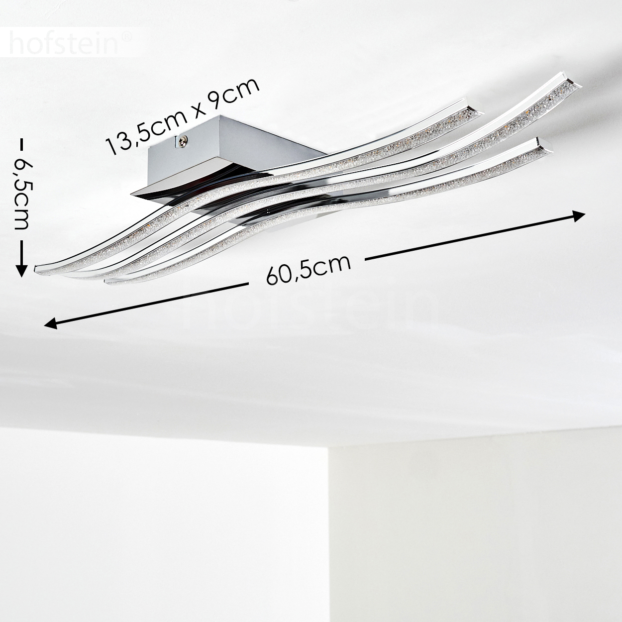 LED Luxus Decken Lampe 26 W Wellen Flur Leuchte Wohn Design Zimmer Beleuchtung