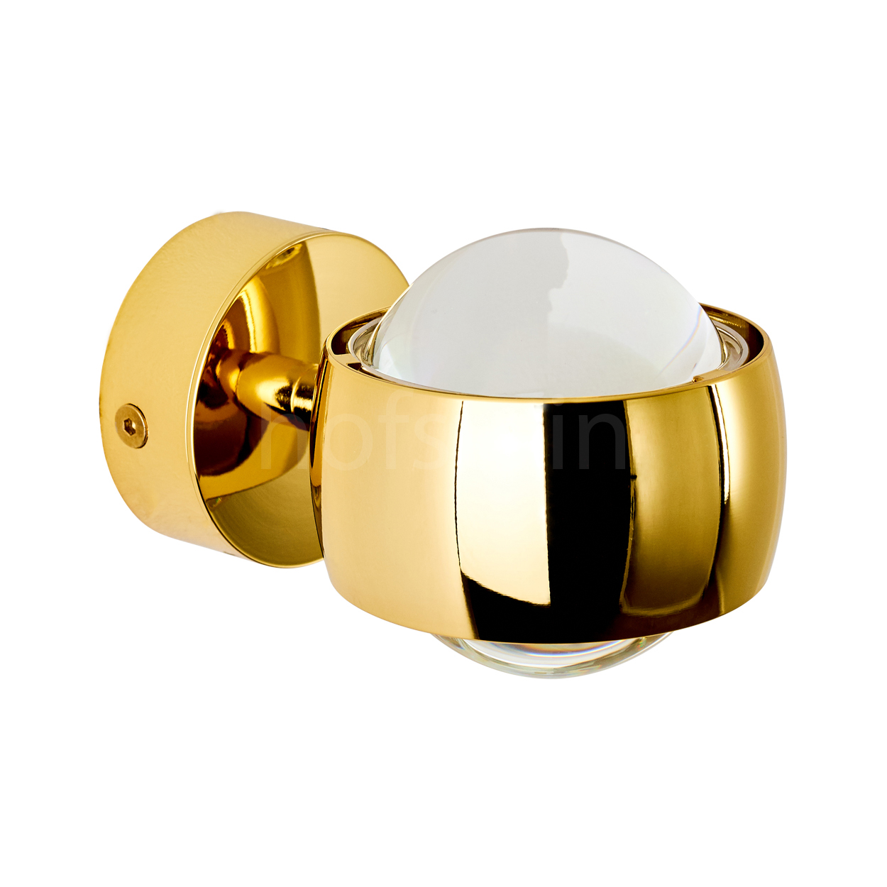 Design Wand Leuchten Wohn Schlaf Zimmer golden Up Down Strahler Flur