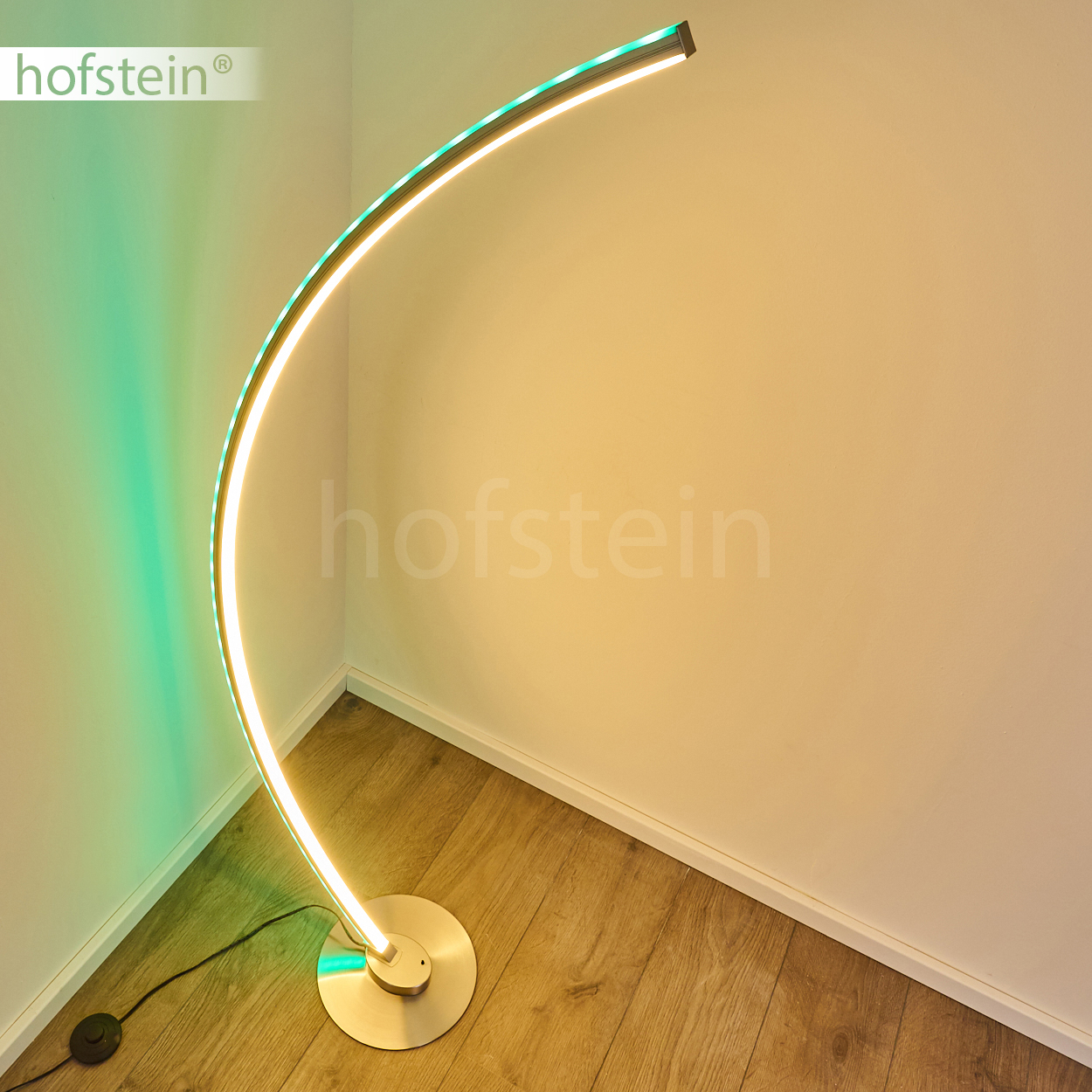 Design Steh Stand Lampe Fernbedienung Wohn Schlaf Raum Leuchte LED Farbwechsler