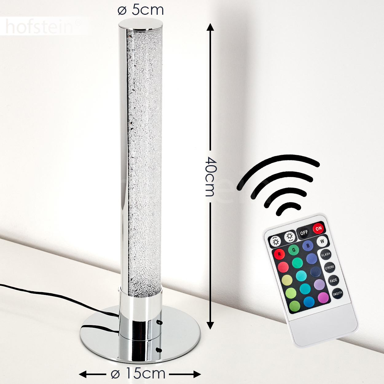 RGB LED Design Wohn Schlaf Zimmer Lampe Nacht Tisch Lampe Leuchte
