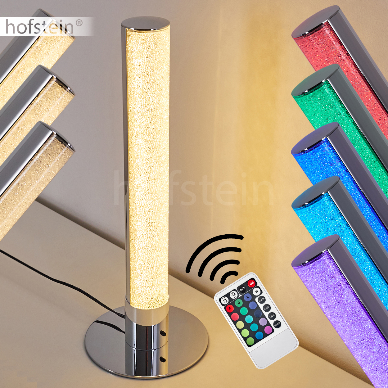 RGB LED Design Wohn Schlaf Zimmer Lampe Nacht Tisch Lampe Leuchte