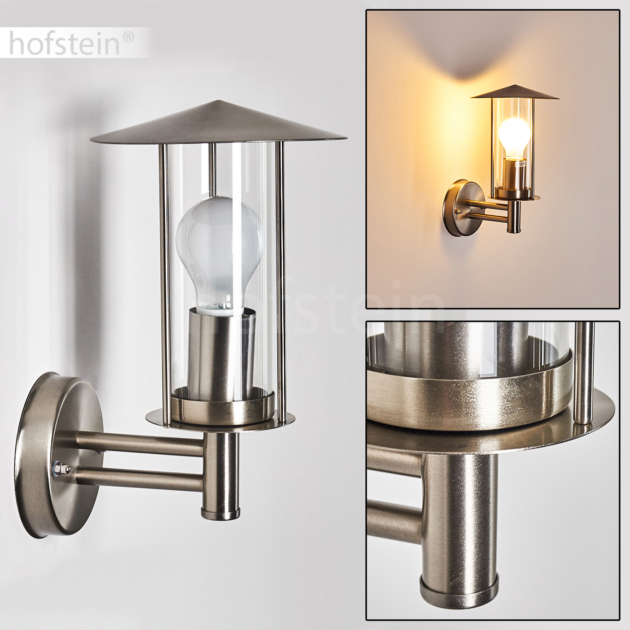 Haus Tür Hof Veranda Einfahrt Aussenfassade Lampen Terrassen Außen Wand