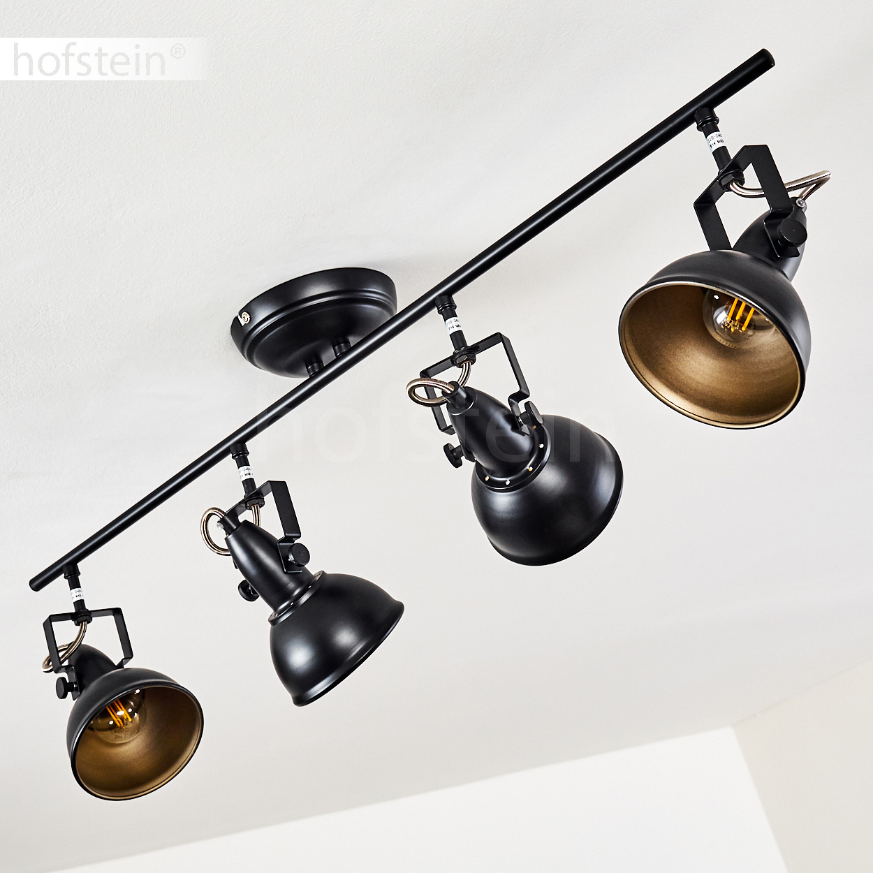 4-flammige Decken Lampe Vintage Wohn Schlaf Zimmer Leuchte Flur Dielen Strahler