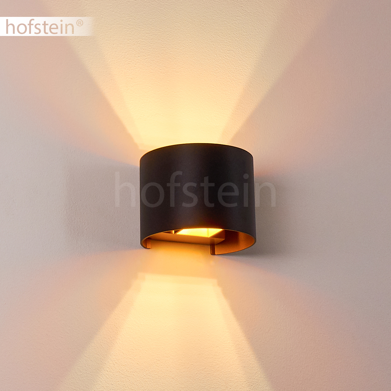 Up Down Wandlampe Grau GU10 Metall BERGEN
