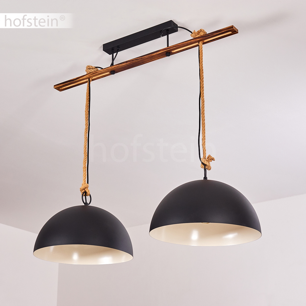 Vintage Pendel Leuchte Hänge Lampe Seil Ess Wohn Schlaf Raum