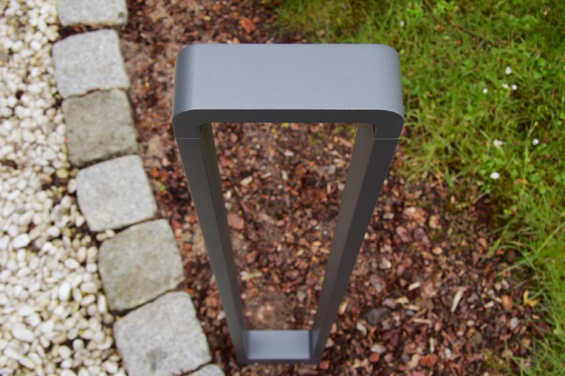 LED Außenstehleuchte Design Außenlampe Wegeleuchte Gartenleuchte Pollerlampe NEU